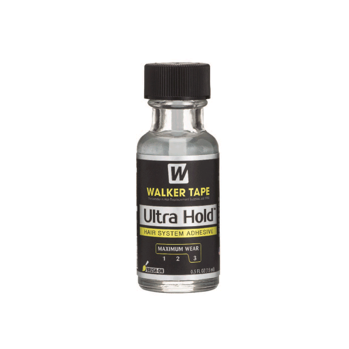 WALKER TAPE ULTRA HOLD ADHESIVE - 1/2 FL OZ, BRUSH-ON